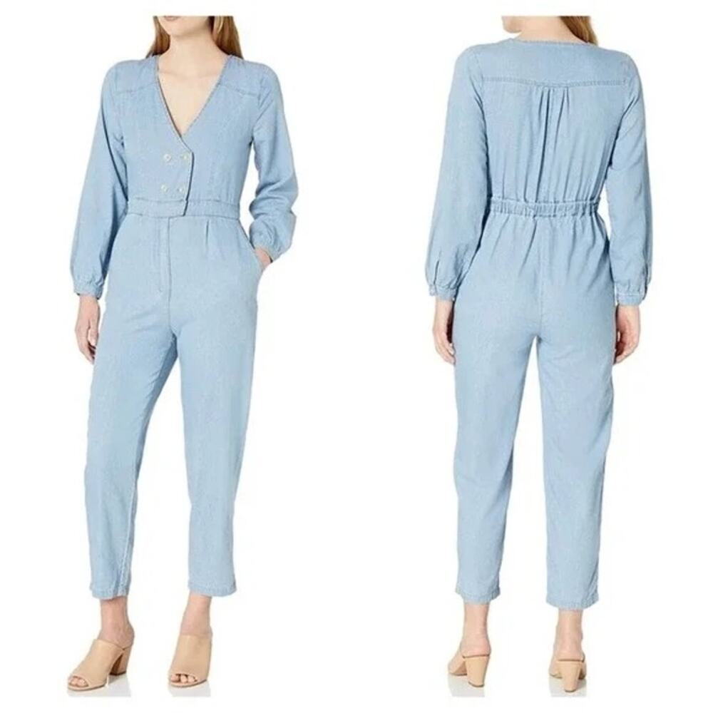 Ali & Jay NWT Blue Surfrider Jumpsuit Chambray Size Medium NEW Casual travel